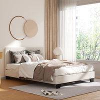 Bed Frame Double Size Boucle NEO