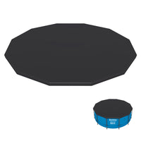 Pool Cover Fits 3.66m/12ft Round Swimming Pool PVC Blanket 3.7m
