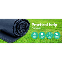 Pool Cover Fits 4.12x2.01m Above Ground Swimming Pool PVC Blanket