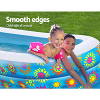 Kids Pool 305x183x56cm Inflatable Above Ground Swimming Pools 1161L