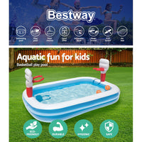 Kids Pool 251x168x102cm Inflatable Above Ground Swimming Play Pools 636L