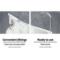 Camping Basin Portable Hand Wash Sink Stand 19L Capacity