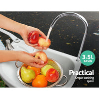 Camping Basin Portable Hand Wash Sink Stand 19L Capacity
