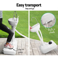 Camping Basin Portable Hand Wash Sink Stand 19L Capacity