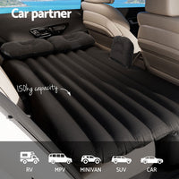 Car Mattress 134x78 Inflatable SUV Back Seat Camping Bed Black