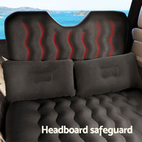 Car Mattress 176x80 Inflatable SUV Back Seat Camping Bed Charcoal