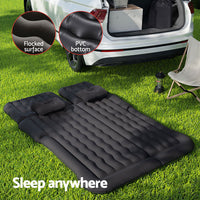 Car Mattress 175x130 Inflatable SUV Back Seat Camping Bed Black