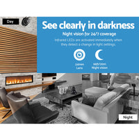 1080P Wireless IP Cameras Security WIFI Cam Black