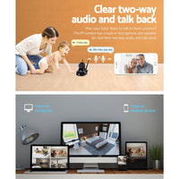 1080P Wireless IP Cameras Security WIFI Cam Black