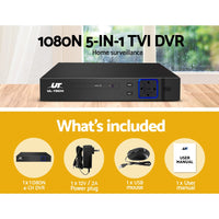 8CH DVR 1080P 5in1 CCTV Video Recorder