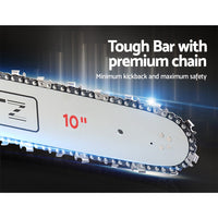 Chainsaw 10" 20V Cordless Saw Electric Battery Rechargeable,Chainsaw Electric Cordless 20V 10" Saw Wood Cutter Pruner Li-lon Battery