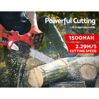 Chainsaw 10" 20V Cordless Saw Electric Battery Rechargeable,Chainsaw Electric Cordless 20V 10" Saw Wood Cutter Pruner Li-lon Battery