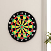 16" Magnetic Dartboard Dart Board 6 Darts Kid Adult Family Party Game Gift Toy