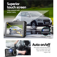 Dash Camera 1080P 4" Front Rear View,Dash Camera 1080P 4" Front Rear View Cam Car DVR Reverse Recorder 32GB