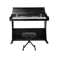 Alpha 61 Keys Electronic Piano Keyboard Digital Electric Classical Stand w/ Stool