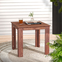 Coffee Side Table Wooden Desk Outdoor Furniture Camping Garden Brown