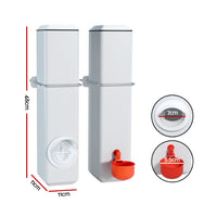 Chicken Feeder Water Dispenser Automatic Waterer Poultry Food Drinker 4L
