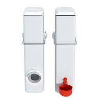 Chicken Feeder Water Dispenser Automatic Waterer Poultry Food Drinker 4L