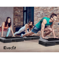 2X Aerobic Step Riser Exercise Stepper Block Gym Home Fitness