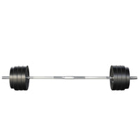 78kg Barbell Set Weight Plates Bar Lifting Bench 168cm