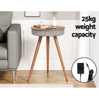 Smart Coffee Table Side End Tables Wireless Charging Bluetooth Speaker