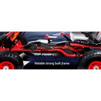 Kids Pedal Go Kart Car Ride On Toys Racing Bike Rubber Tyre Adjustable Seat