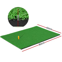 Golf Hitting Practice Mat Portable DrivingýÿRangeýÿTraining Aid 80x60cm