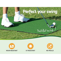 Golf Hitting Practice Mat Portable DrivingýÿRangeýÿTraining Aid 80x60cm