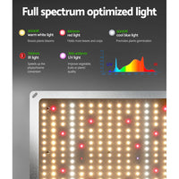 Grow Tent Light Kit 150x150x200CM 4500W LED Full Spectrum