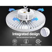 Leier LED High Bay Lights 200W UFO Industrial Shed Warehouse Factory Lamp White