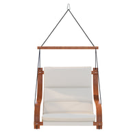 Wooden Hammock Chair Hanging Chair Indoor Outdoor Garden Patio Furniture