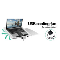 Laptop Desk Table Fan Cooling White 60CM