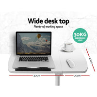 Laptop Desk Table Fan Cooling White 60CM