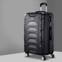 Wanderlite 28" Luggage Suitcase Travel Hardcase Trolley Hard Case Black