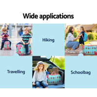 17" Kids Ride On Luggage Children Suitcase Trolley Travel Ice Cream