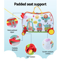17" Kids Ride On Luggage Children Suitcase Trolley Travel Zoo