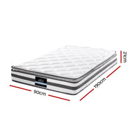 Bedding Normay Bonnell Spring Mattress 21cm Thick Single