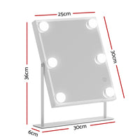 Embellir Bluetooth LED Makeup Mirror Mirrors Lighted Vanity Hollywood 25X30CM
