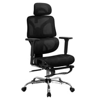 Ergonomic Office Chair Footrest Black