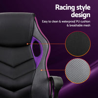 Gaming Office Chair Computer Chairs Purple