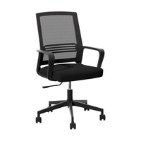 Mesh Office Chair Computer Gaming Desk Chairs Work Study Mid Back Black