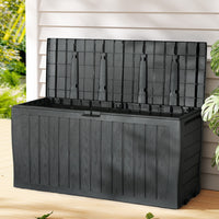 Outdoor Storage Box 220L Lockable Garden Deck Toy Shed Tool Organiser