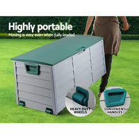 290L Outdoor Storage Box - Green