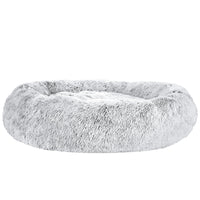 Pet Bed Dog Cat 110cm Calming Extra Large Soft Plush Charcoal