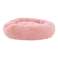 Pet Bed Dog Cat 90cm Large Calming Soft Plush Pink
