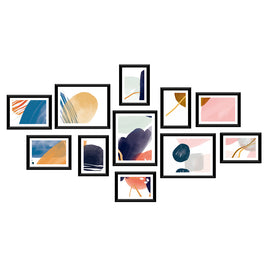 Artiss Photo Frames Art Holder 11PCS 5x7" 6x8" 8x10" Black