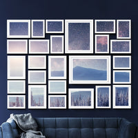 Photo Frames Art Holder 26PCS 8x10" 5x7" 4x6" 3.5x5" White