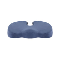 Giselle Bedding Seat Cushion Memory Foam Pillow Back Pain Relief Chair Pad Blue