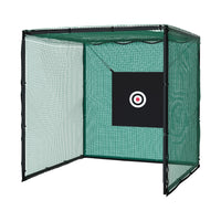 3m Golf Practice Net Hitting Cage with Steel Frame Baseball Training
