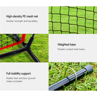 7ft Baseball Net Pitching Kit with Stand SoftballýÿTraining Aid Sports